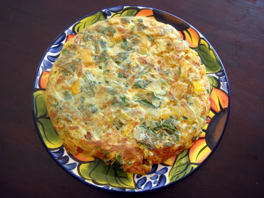 Tortilla de camotes