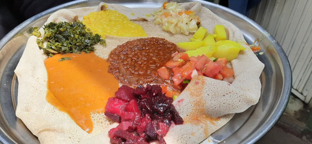 Enjera o enyera, pan&nbsp;etíope