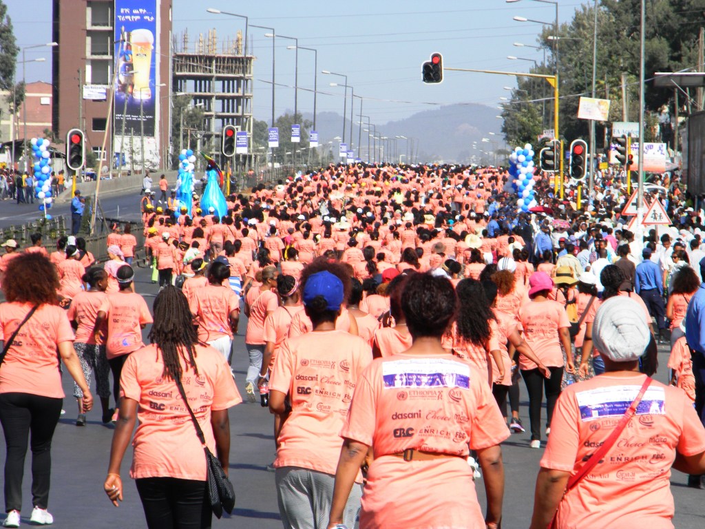 «Women First 5km Run 2015», Addis&nbsp;Abeba